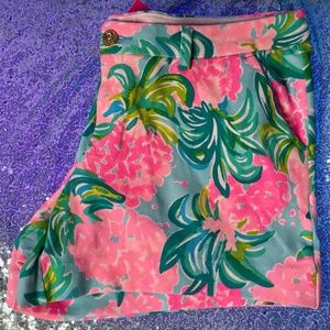 lilly pulitzer callahan knit short blue ibiza